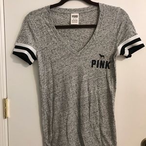 PINK v-neck teeshirt